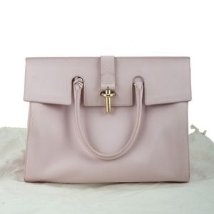 [AUTHENTIC] Balenciaga Tube-clasp Round Rose Pink